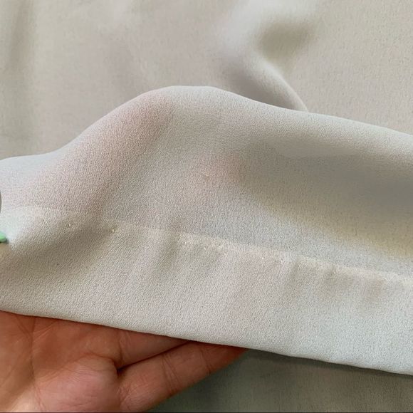 𝅺Vintage PC Sophisticate High Neck Peplum Skirt and Belt Red and Grey Size 7/8 - Picture 10 of 11